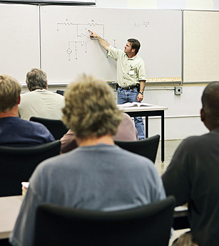 Image of students in a class